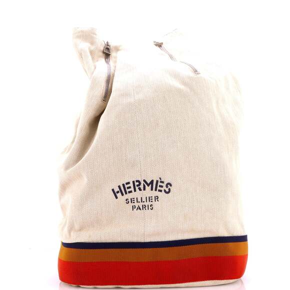 Hermes Handbags - Hermes Cavalier Sling Bag Toile And #261174H80B
